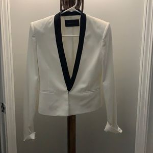 Black and white BCBG blazer